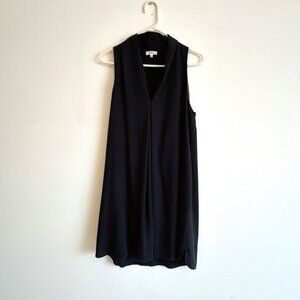 Aritzia Wilfred V-Neck Black Sleeveless Dress